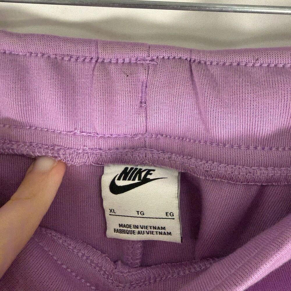Nike Sweatpant Joggers Women's XL Purple Elastic Waist Pull On Pockets - Picture 4 of 11